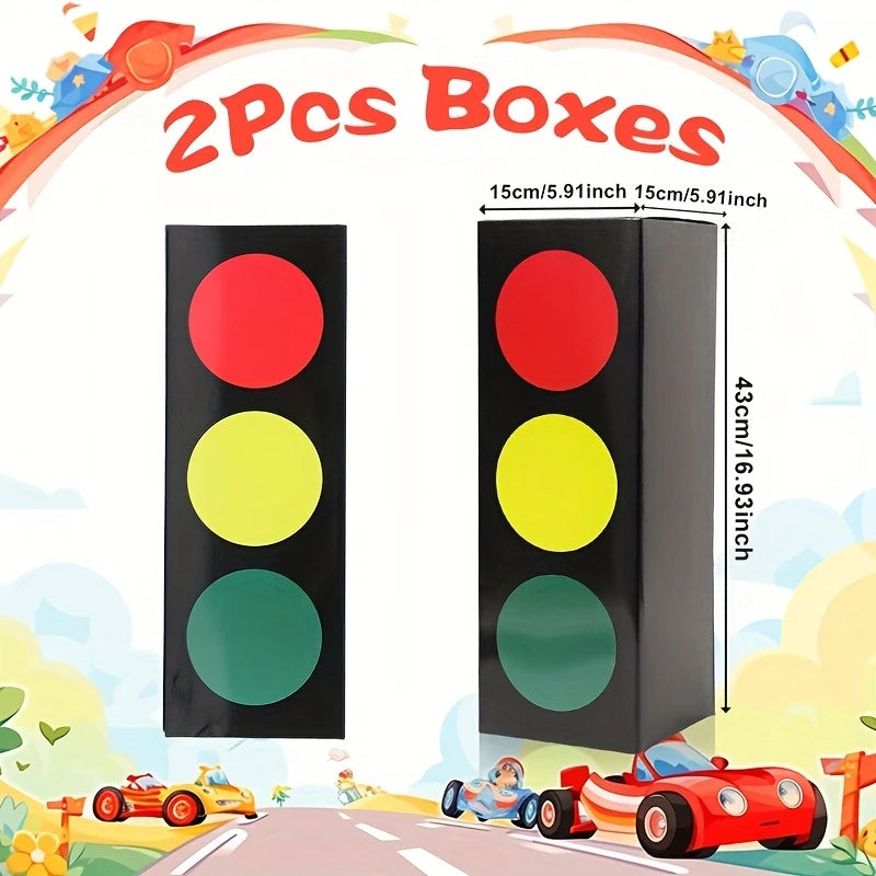 Traffic Light Box Centerpieces Pack of 2
