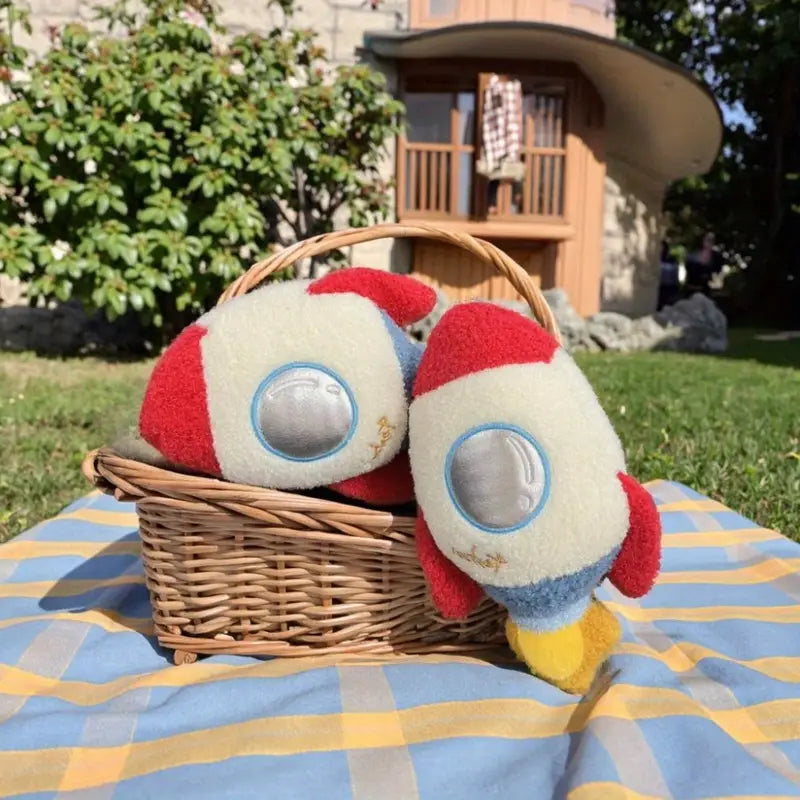Rocket Shaped Plush Toy