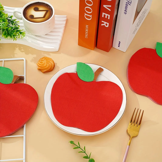 Red Apple Paper Napkins Pack of 20