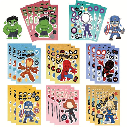 Marvel Avengers Sticker Pack DIY Stickers Pack of 8