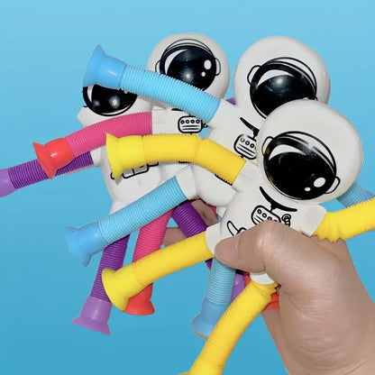 Astronaut Robot Telescopic Toy Favor Pack of 4