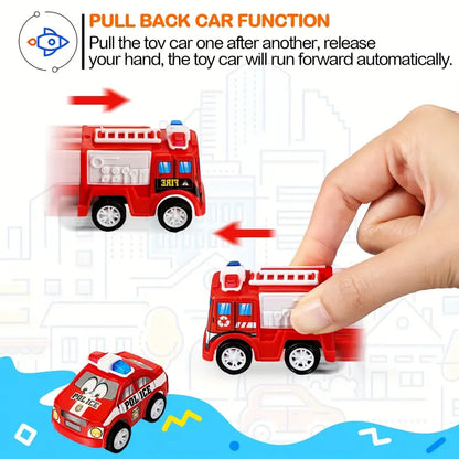 Mini Fire Truck Toy Trucks Pack of 15