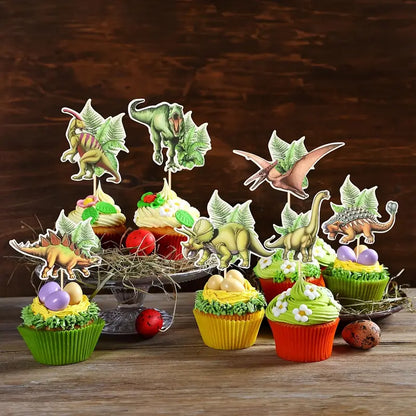 Dinosaur Cupcake Toppers Pack of 14