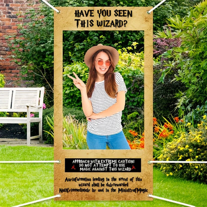 Harry Potter Wizard Themed Photo Booth Banner