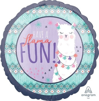Llama Fun 45cm Foil Balloon