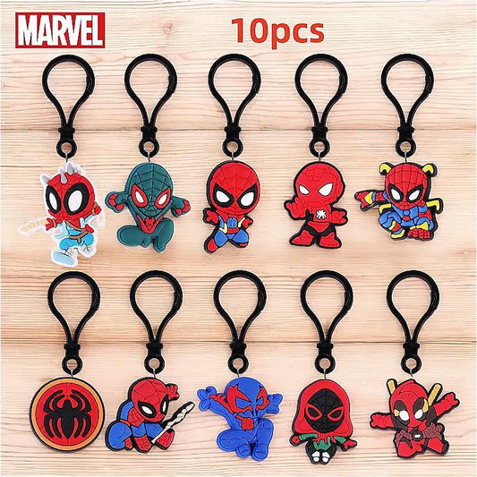 Spidey & Friends Keychains Pack of 10