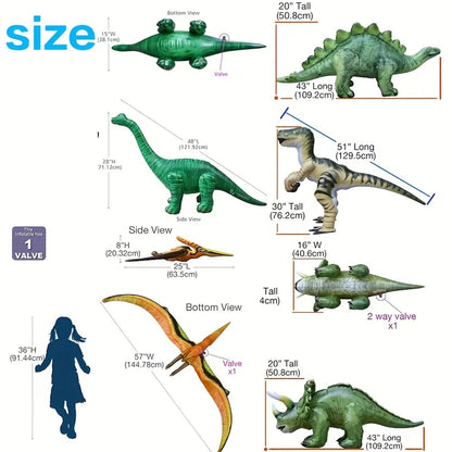 Large PVC Inflatable Dinosaur Realistic and Durable Pterodactyl