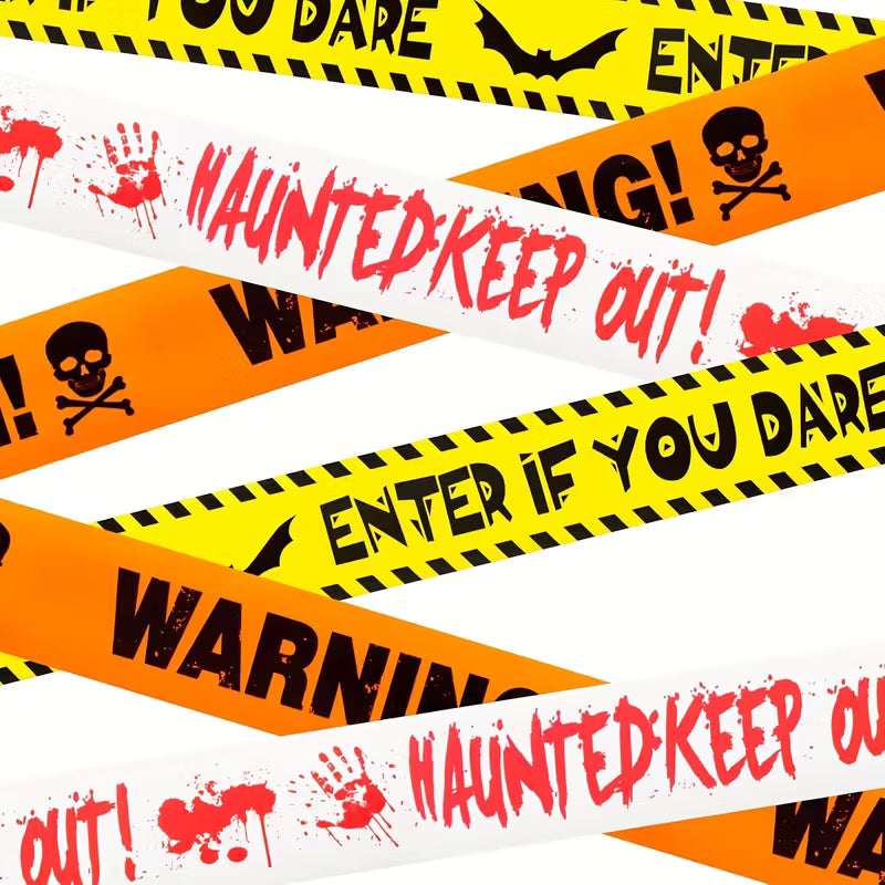 Halloween Caution Tape Pack of 3