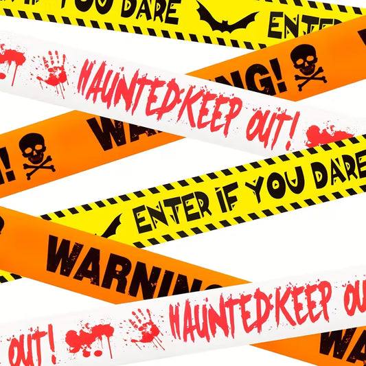 Halloween Caution Tape Pack of 3