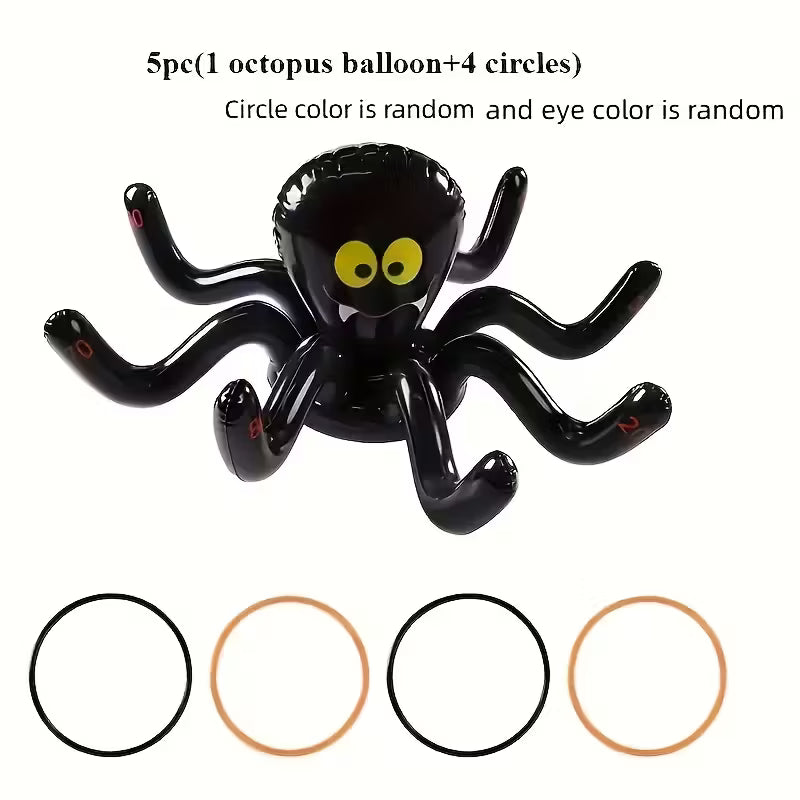 Inflatable Halloween Spider Ring Toss Game