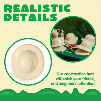 Safari Explorer Party Hats Durable plastic Pack of 15