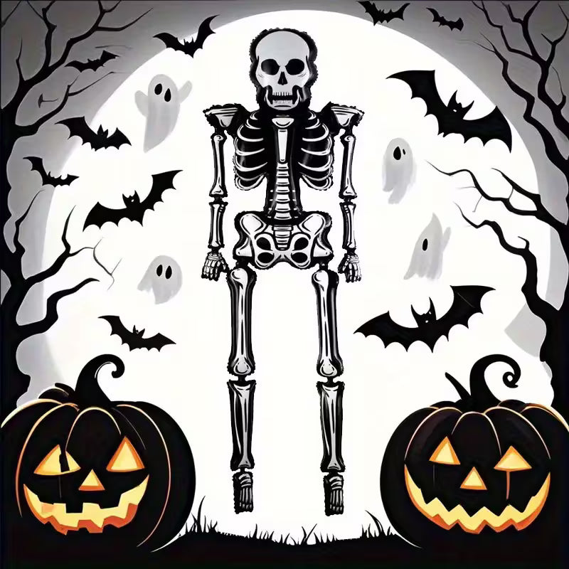 Giant Halloween Skeleton Balloon