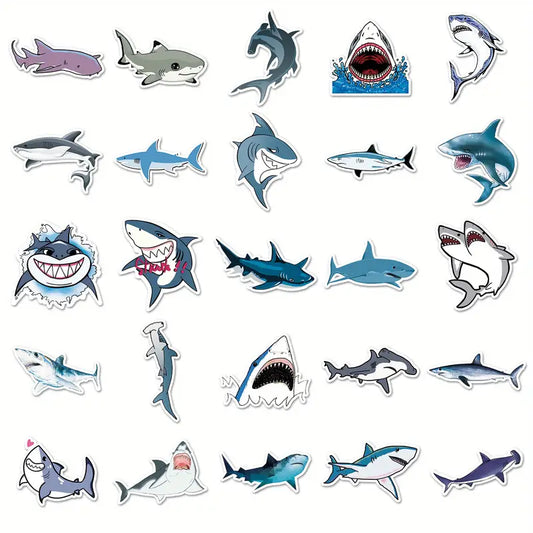 Shark Stickers Pack of 50