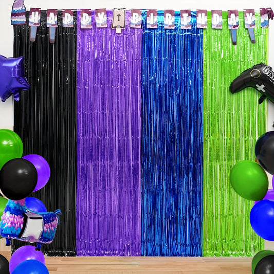 Battle Royal Fortnite Foil Curtain Backdrop