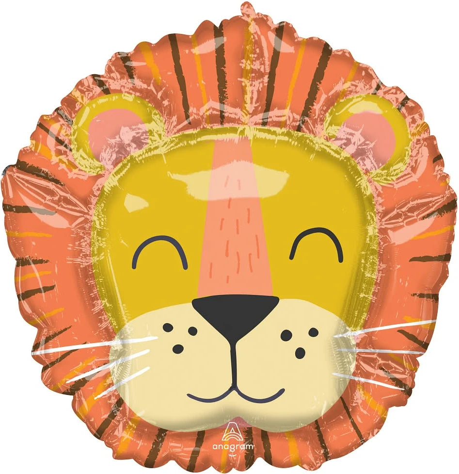 Get Wild Lion Supershape Foil Balloon