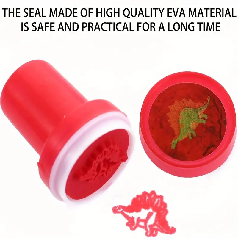 Mini Dinosaur Stamp Favors pack of 10