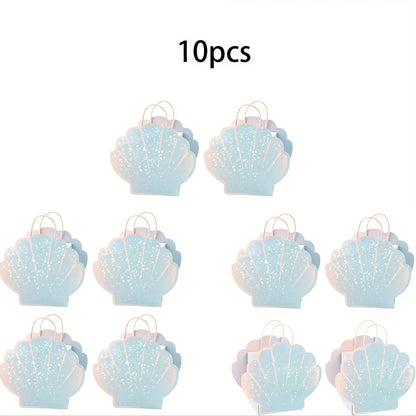 Seashell Party Favor Paper Bag Pack of 10