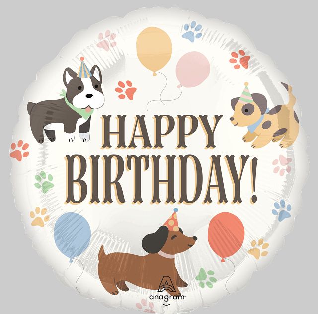 Pawsome Party 45cm Foil Balloon