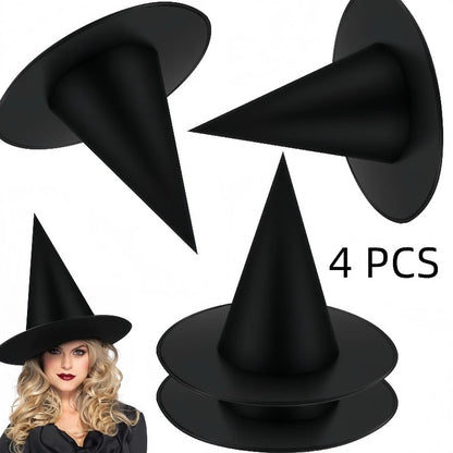 Floating Witch Hats Hanging Decor Pack of 4