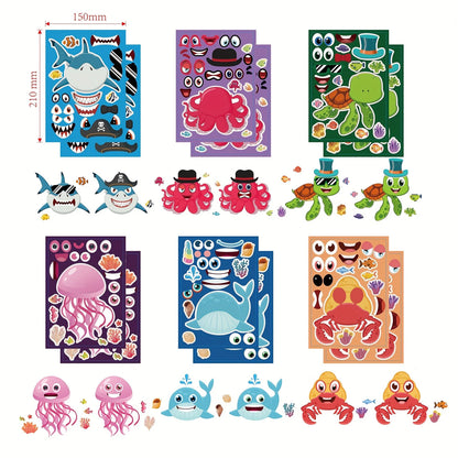Sea Animal Theme Birthday Party Favors For 12 Guests