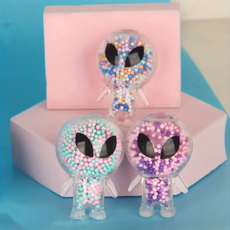 Mini Soft Alien Toys for Party Favors Pack of 8