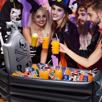 Inflatable PVC Graveyard Tombstone Drinks Holder