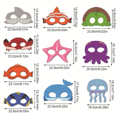 Sea Animal Theme Birthday Party Favors For 12 Guests