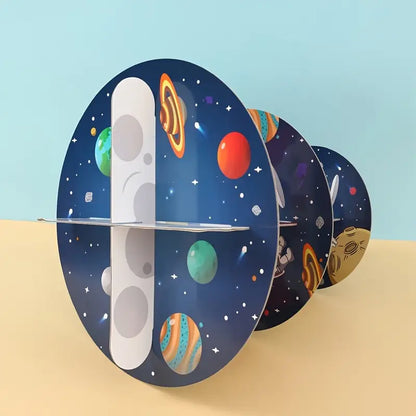 Space Rocket Cupcake Cardboard Stand