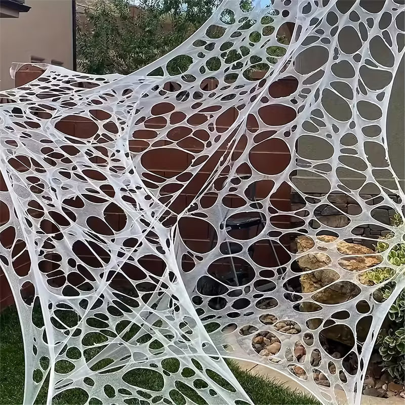 Stretchable Halloween Spider Web Decoration