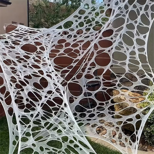 Stretchable Halloween Spider Web Decoration