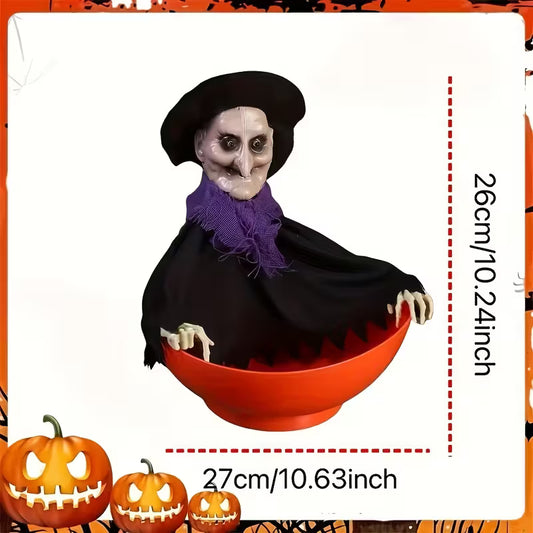Grey Ghost Candy Bowl Animatronic