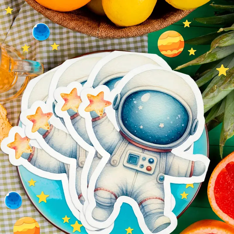 Astronaut Shaped Paper Napkins Pack of 20