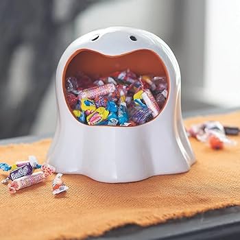 Ghost Shaped Ceramic Candy Dish