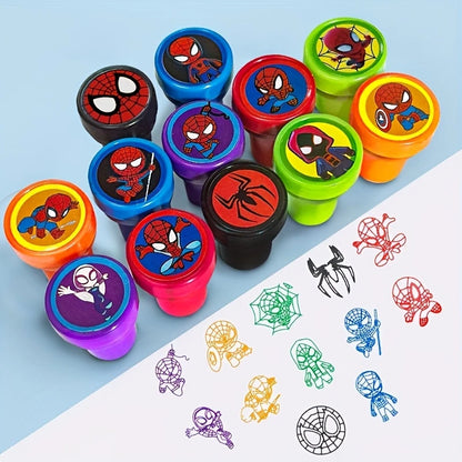 Spiderman Spidey and Friends Stamp Favors Pack of 12
