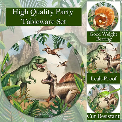 Dino Tableware Set for 20 Guests