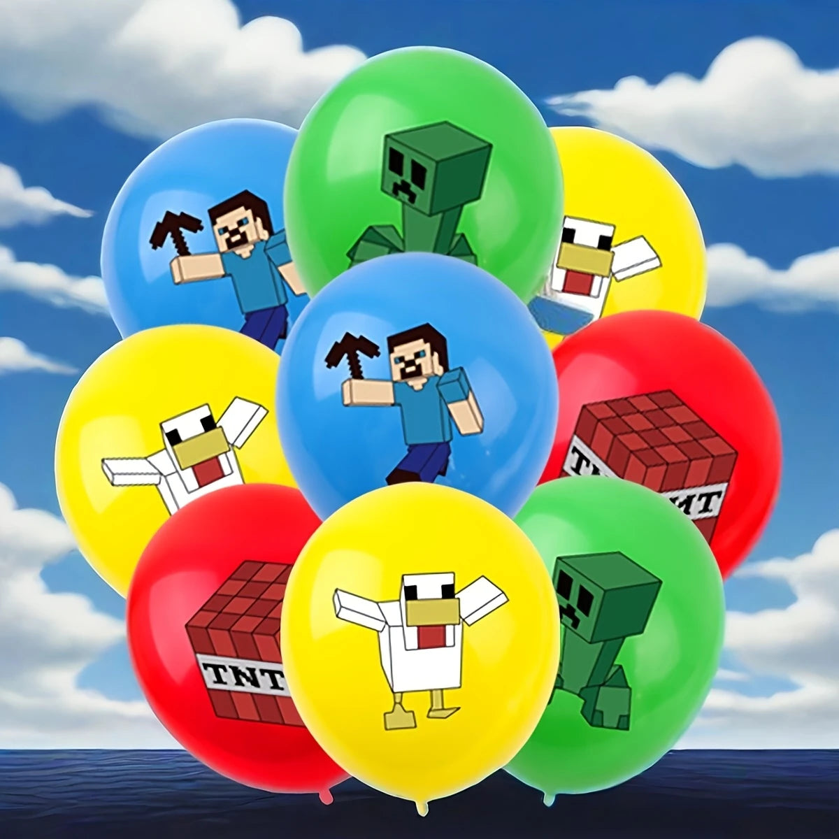 Minecraft Party Decoration Kit