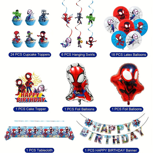 Spidey and Friends Party Decor Kit