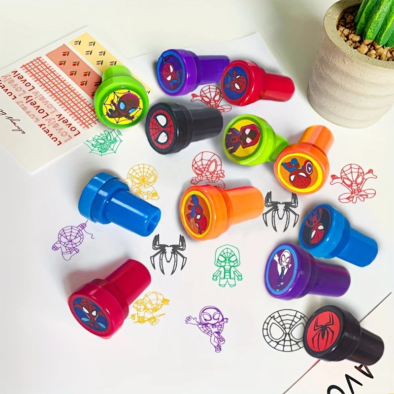 Spiderman Spidey and Friends Stamp Favors Pack of 12