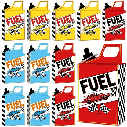 Race Car Fuel Can Treat Boxes Pack of 12