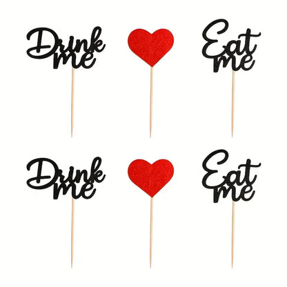 Wonderland Cupcake Toppers pack of 24