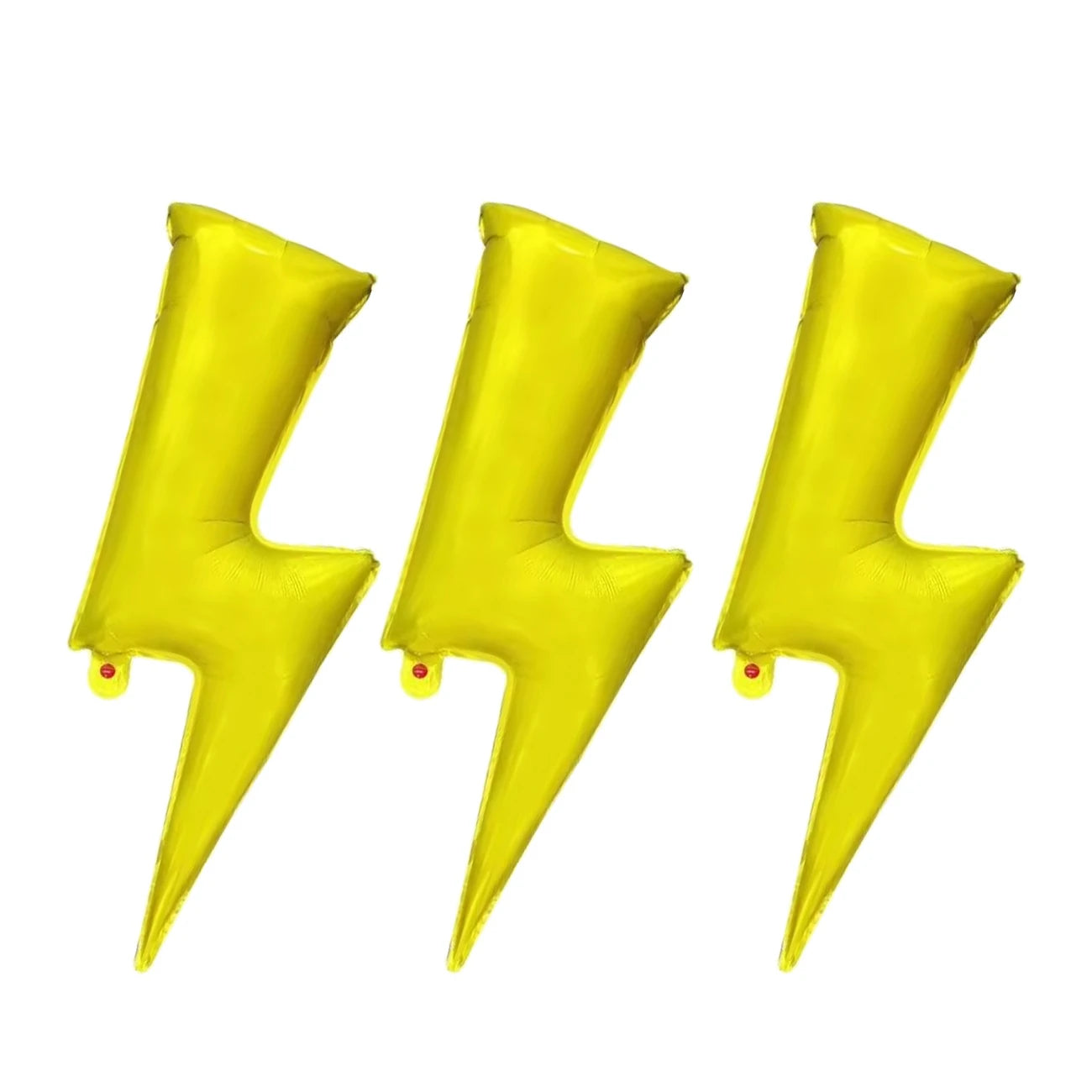 Yellow Lightning Foil Balloon