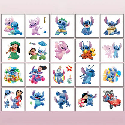 Disney Stitch Tattoos Pack of 60
