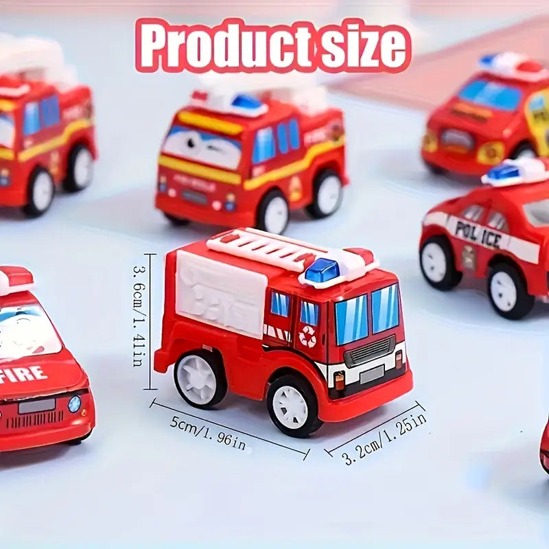 Mini Fire Truck Toy Trucks Pack of 15