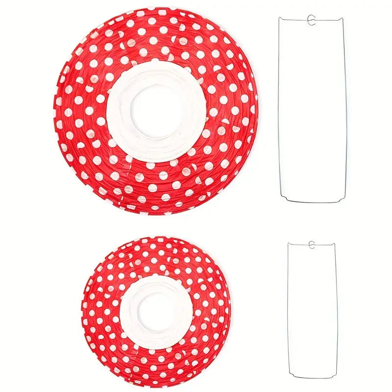 Mushroom Paper Lanterns Pack of 3