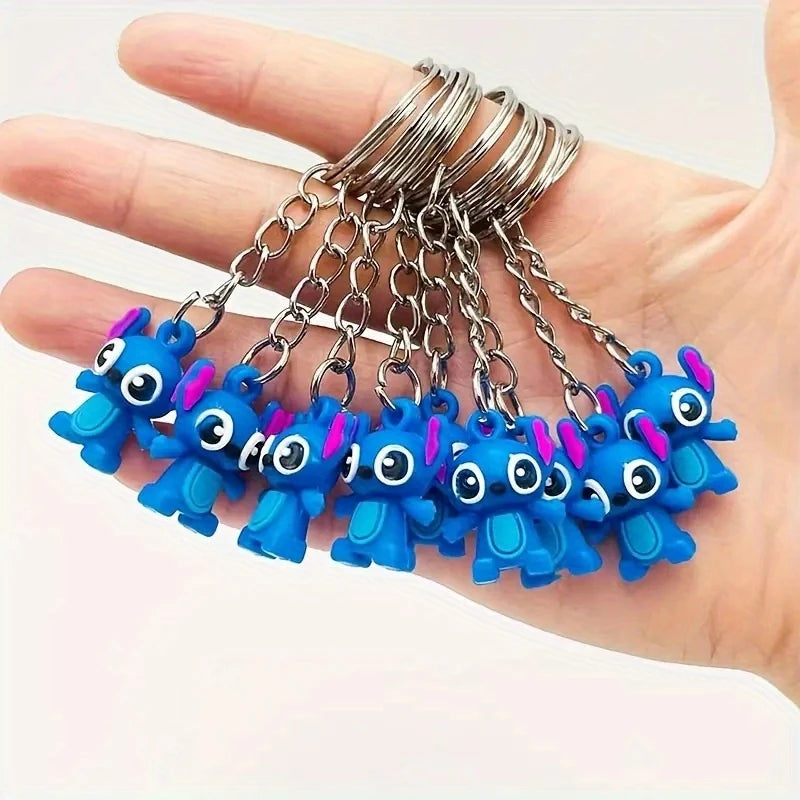 Stitch Silicone Keychain Gift Pack of 12