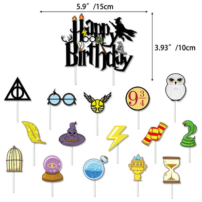 Harry Potter Magic Birthday Party Decoration Set