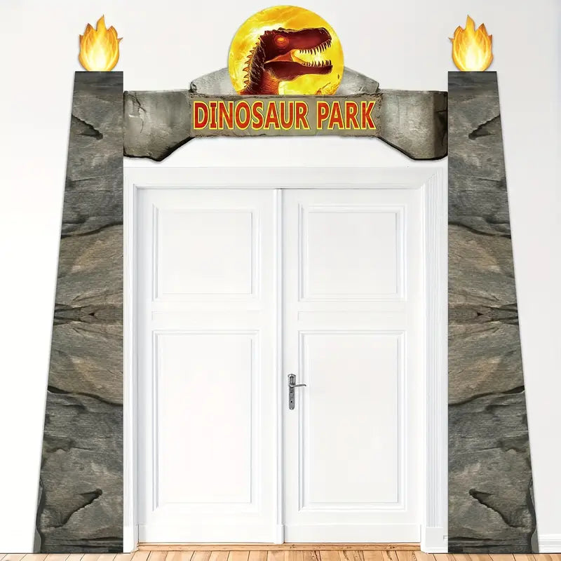 Dinosaur Park Sign Jurassic Dinosaur Park Backdrop
