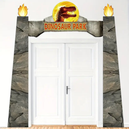 Dinosaur Park Sign Jurassic Dinosaur Park Backdrop