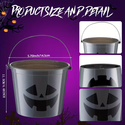 Halloween Plastic Buckets Pack of 12