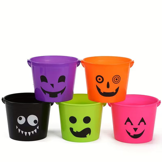 Halloween Plastic Buckets Pack of 12